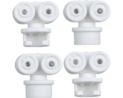 Glijders voor Gordijnrails - Geschikt voor IKEA VIDGA Paneelgordijnen (4 Stuks)