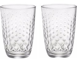 Glit waterglazen 390 ml 6 stuks - drinkglazen