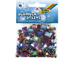 Glitter steentjes Folia 800 stuks diverse kleuren en afmetingen | 10 stuks
