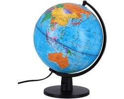 Globe met LED Licht - Nederlands - 25 cm