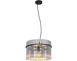 Globo - hanglamp - Gorley - zwart - metaal - Ø 40cm - E27 - 15698H