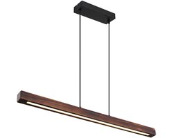 Globo - hanglamp - Tibeon - naturel - metaal - grote eettafellamp - LED - 15536H
