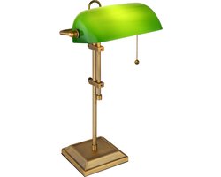 Globo - tafellamp - Antique - messing - metaal - bureaulamp - E27 - 2491N