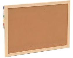 Glorex Prikbord - kurk - memobord incl. punaises - 22 x 30 cm