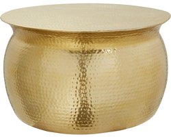 Gloria-Salontafel - 79 cm - Messing Aluminium