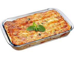 Glozini Glazen Ovenschaal - 3L - 39cm x 24cm