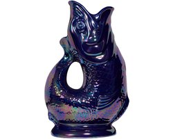 Gluckigluck waterkaraf met "gluck-gluck"-geluid 1,2 l XL donkerblauw glanzend