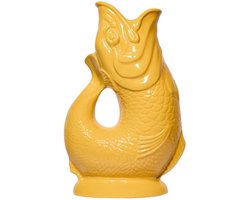 Gluckigluck waterkaraf met 'glug-glug'-geluid 1,2 l XL geel
