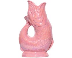 Gluckigluck waterkaraf met 'glug-glug'-geluid 1,2 l XL Roze glanzend