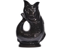 Gluckigluck waterkaraf met 'glug-glug'-geluid 1,2 l XL zwart