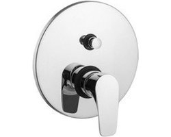 Go by Van Marcke Lena douchemengkraan inbouw 1 greeps met omstel chroom