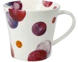 Goebel - Accessoires | Koffie / Thee Mok Aubergine | Beker - porselein - 350ml - 2 stuks