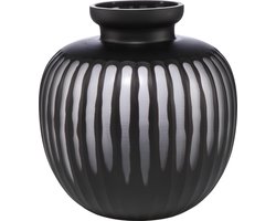 Goebel - Accessoires | Vaas Black Carved 28 | Glas - 28cm