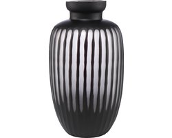 Goebel - Accessoires | Vaas Black Carved 38 | Glas - 38cm
