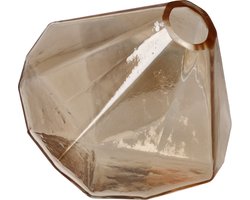Goebel - Accessoires | Vaas Diamond Shiny Sand 14 | Glas - 14cm