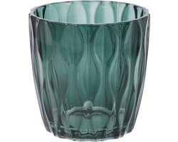 Goebel - Accessoires | Windlicht Forest Leaves | Glas - 9cm - theelicht - waxinelicht houder