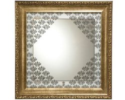 Goebel® :  Black and White Bloemen  wandspiegel