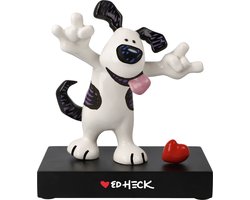 Goebel - Ed Heck | Decoratief beeld / figuur Rock On 18 | Porselein - hond - 18cm