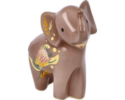 Goebel - Elephant | Decoratief beeld / figuur Kiombo | Porselein - 15cm - olifant