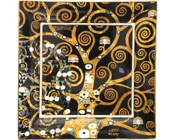 Goebel - Gustav Klimt | Schaal De Levensboom | Porselein - 30cm - met echt goud