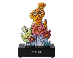 Goebel - James Rizzi | Decoratief beeld / figuur Mommy is the best 14 | Porselein - 14cm - Pop Art