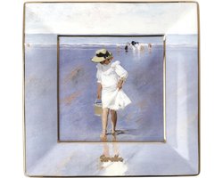 Goebel® - Joaquin Sorolla | Decoratieve Schaal "Na zonsondergang" | Porselein, 12cm
