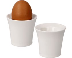 Goebel - Kaiser | Eierdopjes set wit 2 stuks | Porselein