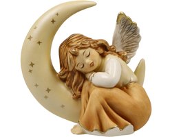 Goebel - Kerst | Decoratief beeld Engel Kleine droomreis | Aardewerk - 9cm - 2025