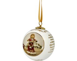 Goebel - Kerst | Decoratief beeld / figuur Jaarlijkse Bal 2023 | Porselein - 8cm