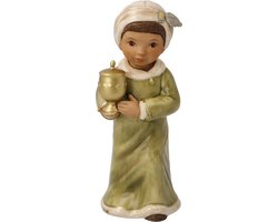 Goebel - Kerst | Decoratief beeld / figuur kerststal Kaspar | Aardewerk - 11cm
