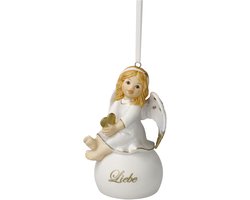 Goebel - Kerst | Kersthanger Engel Bel Liefde | Porselein - 9cm - 2025
