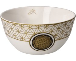 Goebel - Lotus | Kom Levensbloem wit | Schaal - 15cm - porselein
