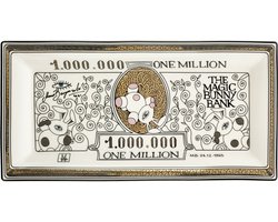 Goebel - Mauro Bergonzolis | Schaal One Million | Porselein - 24cm - met echt goud - Limited Edition