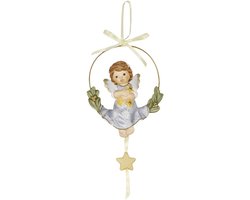 Goebel - Nina & Marco | Decoratief beeld Hangend ornament Dromerige sterrentijd | Porselein - 10cm - 2025