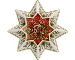 Goebel - Palais Royal | Schaal Stellar 25 | Porselein - 25cm - Kerst