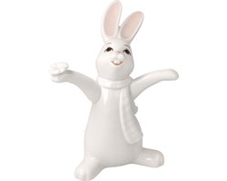 Goebel - Pasen | Decoratief beeld / figuur Haas Snow White - Oh Happy Day | Porselein - 14cm