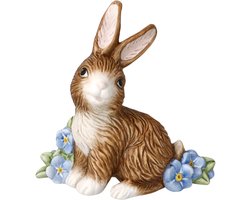 Goebel - Pasen | Decoratief beeld Natuurlijke Haas - Jaarhaas 2026 | Porselein - 8cm - Paashaas