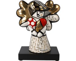 Goebel - Romero Britto | Decoratief beeld Golden Faith | Porselein - 23cm