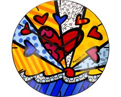 Goebel - Romero BRITTO | Wandklok A New Day | Porselein - 31cm