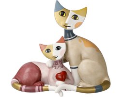 Goebel - Rosina Wachtmeister | Decoratief beeld Vivien e Peppie | Porselein - 16cm - 2025 - Limited Edition