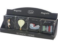 Goebel® - Scandic Home | Magneten Display " assorti | 4 soorten, 24 stuks