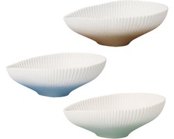 Goebel - Studio 8 | Schalen set Raindrop | Porselein - 9cm