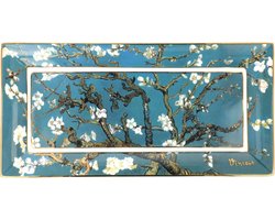 Goebel - Vincent van Gogh | Schaal Amandelboom blauw | Porselein - 24cm - met echt goud