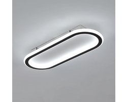 Goeco plafondlampen - 41cm - Medium - LED - 33W - 3712LM - koel wit licht - 6500K - voor slaapkamer, gang, balkon, studeerkamer