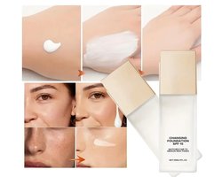 Goed dekkende natuurlijke uitstralende 30ML Color Changing Foundation – Past zich automatisch aan jouw huidskleur aan. Licht tot medium huidskleur met spf 15