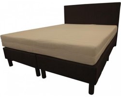 Goedkoop 2persoons Boxspring – Boxspring inclusief pocket matras antraciet 140x200