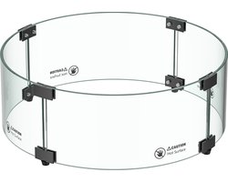 Gofire Glasombouw Rond 45 cm - Voor Inbouwbrander Rond 39 cm - Zwart gecoat