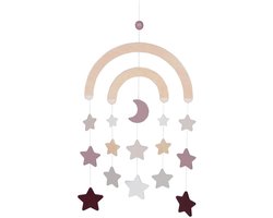 Goki Houten Baby Mobiel Sterrenhemel Roze