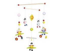 Goki Houten Mobiel - Bijen & Kevers