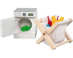 Goki Houten Poppenhuis Meubels Wasruimte Accessoires
